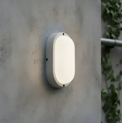 Arandela LED Tartaruga Empalux 8W 6000K Bivolt IP66 Branca