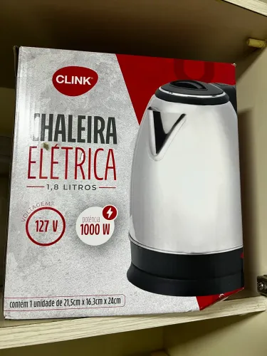 chaleira elétrica clink 1,8 litros 127v