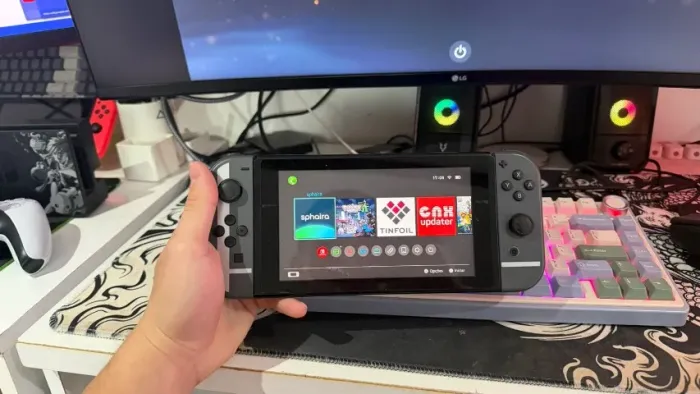 Nintendo Switch V1 Desbloqueado 256GB Edição Smash Bros + Dock Especial