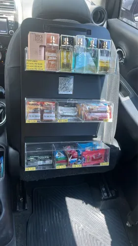Expositor de acrílico - motorista de app