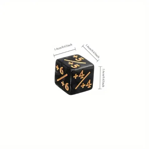 Dados Contadores Marcadores Positivo Negativo Mtg Kit 10 +-1