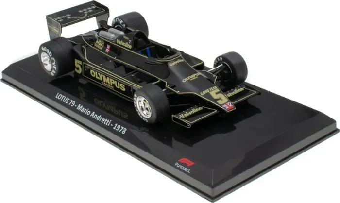 Miniatura F1 1/24 Lotus 79 1978 - Mario Andretti - Nova / Lacrada