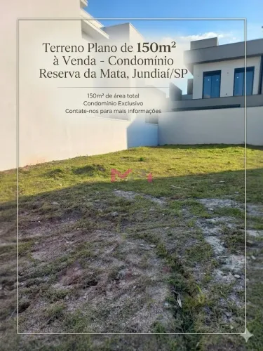 TERRENO À VENDA - CONDOMÍNIO RESERVA DA MATA - JUNDIAÍ SP