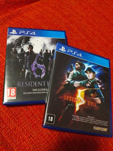 Resident evil 5 e 6 Ps4 - combo