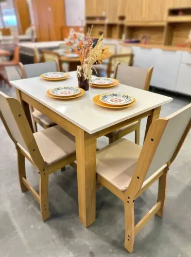 Mesa de Jantar Bellagio C/ 4 Cadeiras