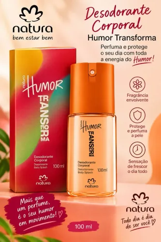 Desodorante corporal humor transforma