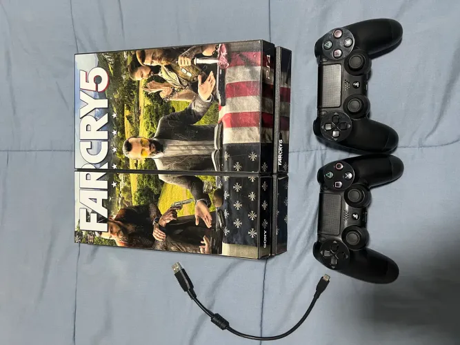 PlayStation 4 + controles + Jogos