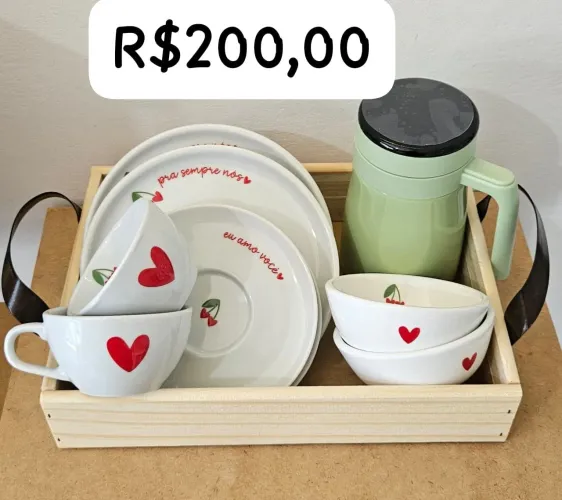 Cesta café da manhã 