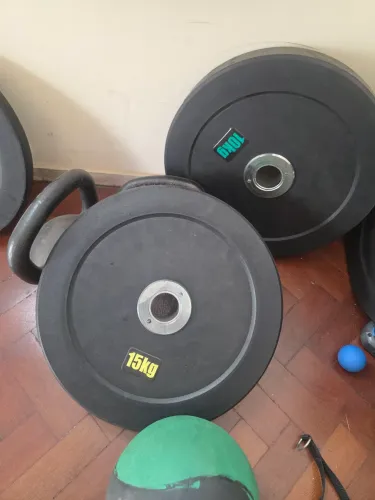 Anilhas 15kg. O par. Pada barra