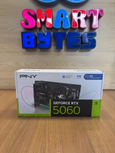 Placa de vídeo | PNY RTX 5060 | 8 GB GDDR7 | Overclocked | Garantia