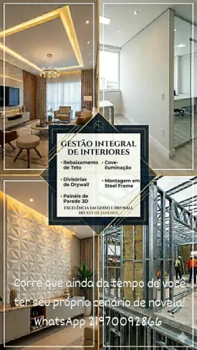 Trabalhos em gesso e drywall 