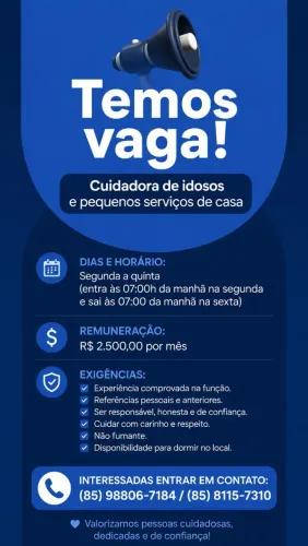 Vaga Cuidadora