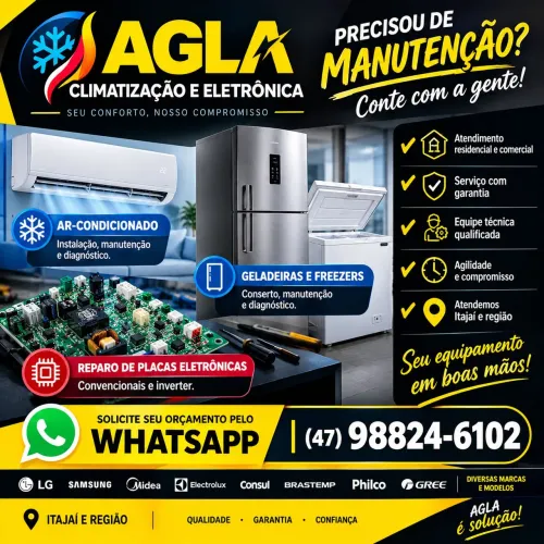 Ar Condicionado e Geladeira