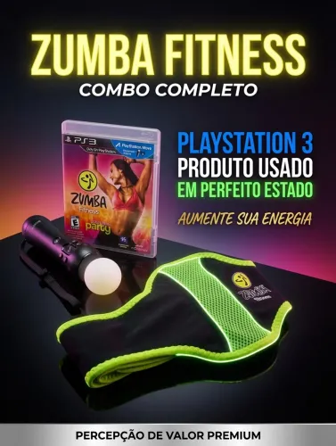 Zumba Fitness combo completo para PlayStation 3