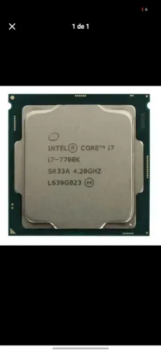 Processador i7 7700k