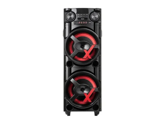 Caixa De Som Amplificada Amvox Aca1300 New X 1300w, Bivolt, Preto