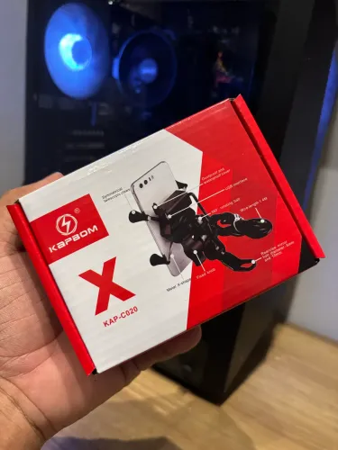 Suporte para moto com USB