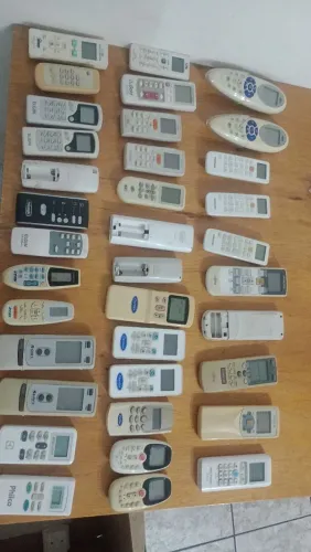Lote de controles para ar-condicionado diversos