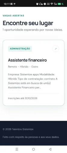 Assistente financeiro