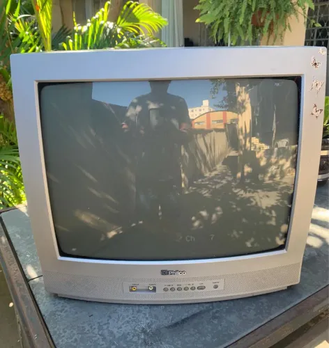 Tv CRT de Tubo Itautec Philco 20 polegadas Usada