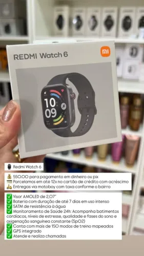 Redmi Watch 6 Preto Lacrado