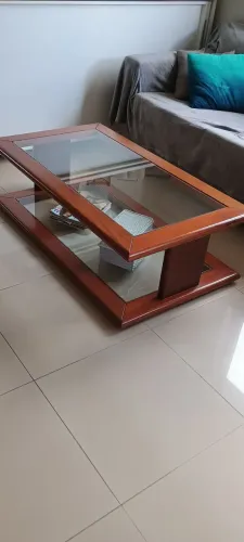 Mesa de centro retangular