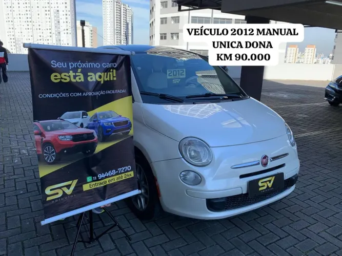 Fiat 500 Cult 1.4 Flex 8V EVO Mec. 2012