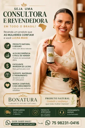 Renda extra sabonete íntimo BONATURA