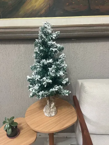Árvore de Natal nevada 80 cms