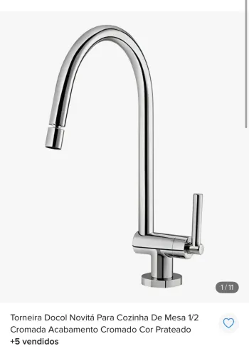 Torneira Docol Novitá para cozinha