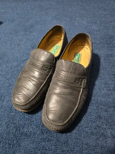 Sapato Social em couro Preto Tamanho 46