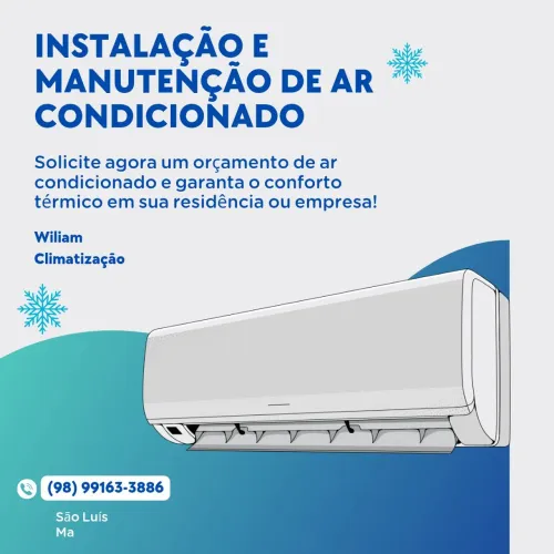 Instalação e manutenção de qualidade e preço acessível!