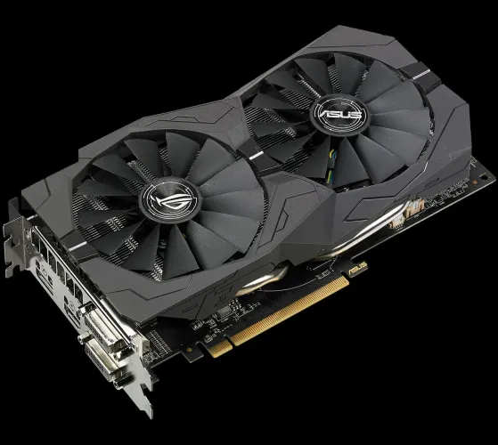 Placa de vídeo RX 580 Asus Rog Strix 4Gb