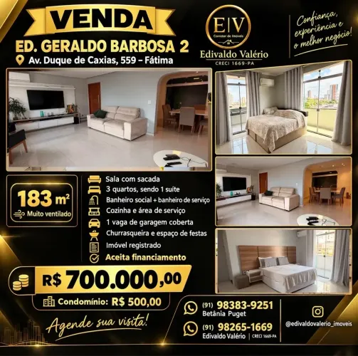 Vendo apto no Geraldo Barbosa 2