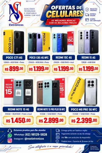 Celulares Xiaomi A Partir de 899,00 para esse final de semana 