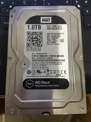 Hd WD Black 1Tb saudável