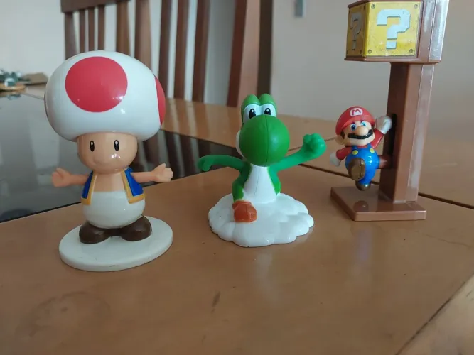 Lote bonecos Mario world Nintendo