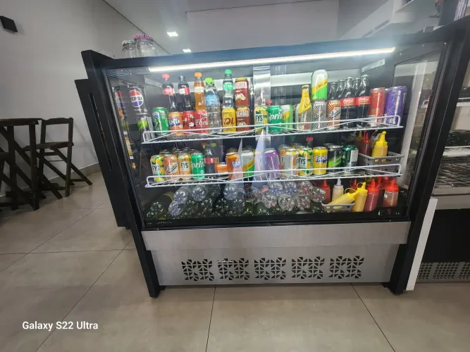 Balcao vitrine geladeira gelado