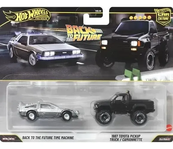 Hot Wheels 2-Pack De Volta Para O Futuro