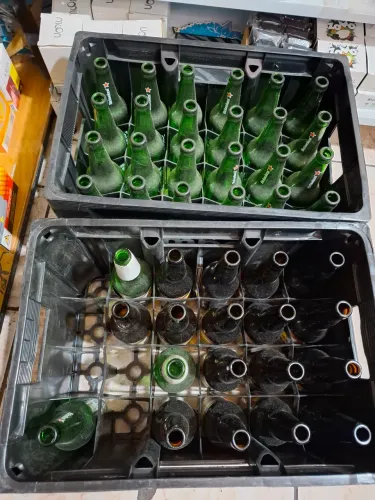2 caixas + 43 cascos de 600ml