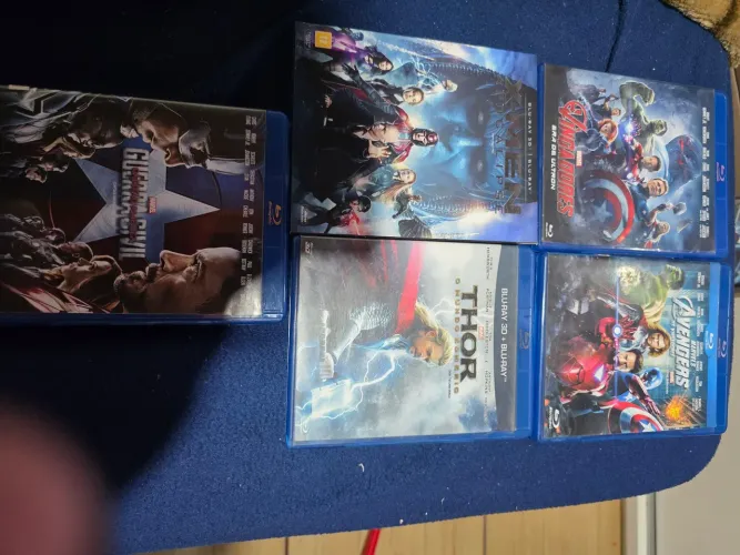 Lote de filmes blurays usados