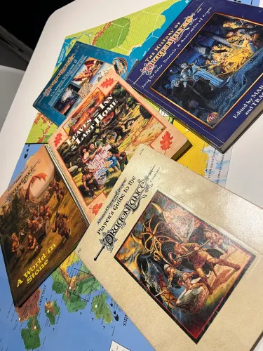 Vendo lote de livros importados para RPG - DRAGON LANCE