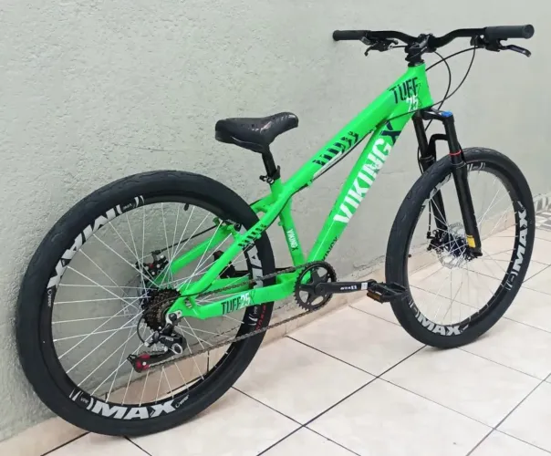 Bikes vikingx tuff 25 freio a disco 