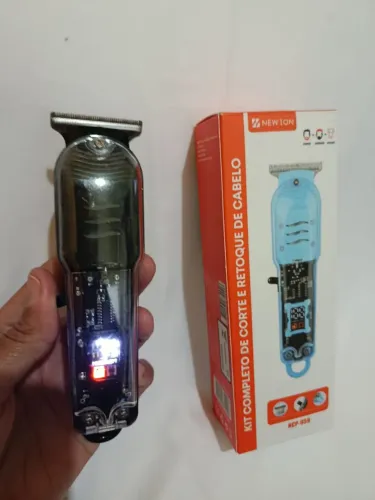 Máquina Acabamento Profissional Newton NCP-959 Transparente LED Zero Gap