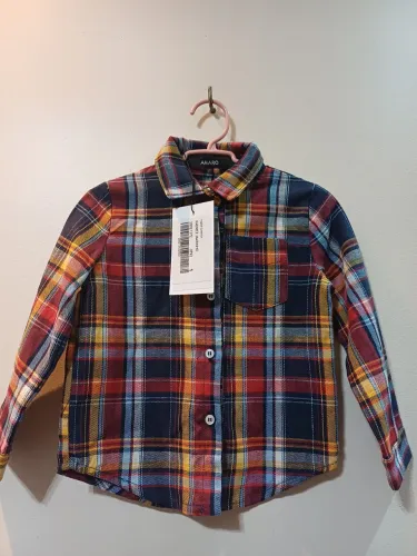 Camisa baby Amaro xadrez nova na etiqueta,  tam.1. 