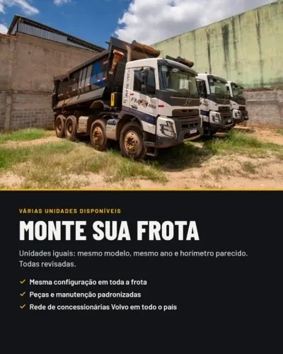 Volvo FMX MAX 540 8x4 2025/2026 com Caçamba Rossetti. Ótimo estado!