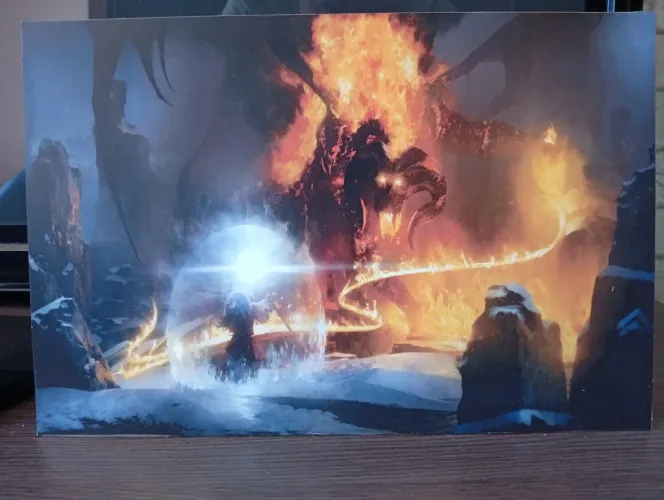 Quadro decorativo Gandalf (Senhor dos Anéis) sem moldura