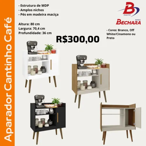 Aparador Cantinho Café 