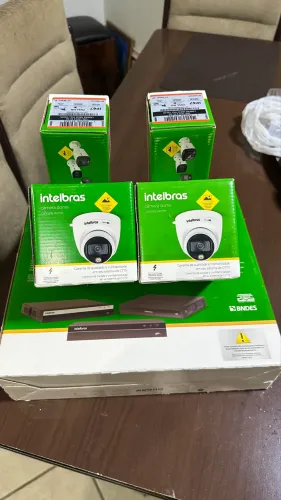 Kit 4 câmeras Full hd Full Collor Intelbras