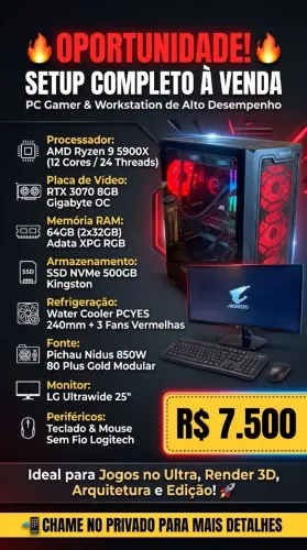Computador de mesa alta performance